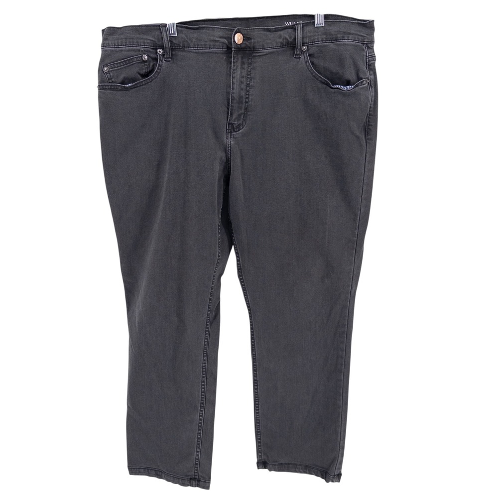Mugsy Willys Jeans Men's 40x30 (40x27 actual) Gray Denim‎ Stretch Flex FLX3NDG - Picture 2 of 15
